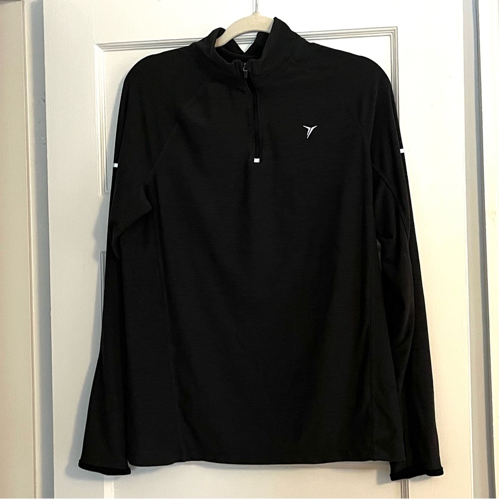 Old Navy Active Black Quarter-Zip Pullover